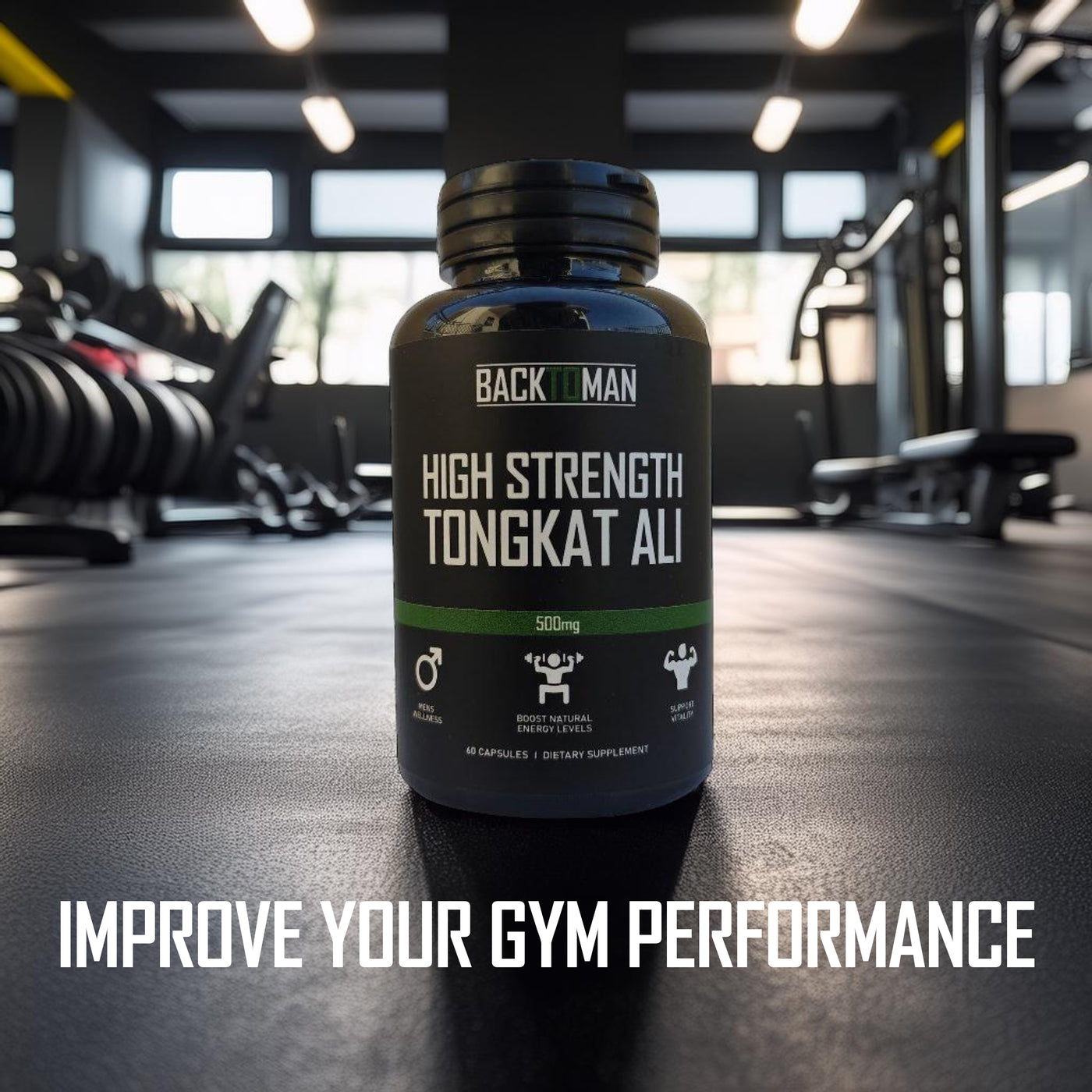 Tongkat Ali 500mg (60 capsules - 2 month supply)